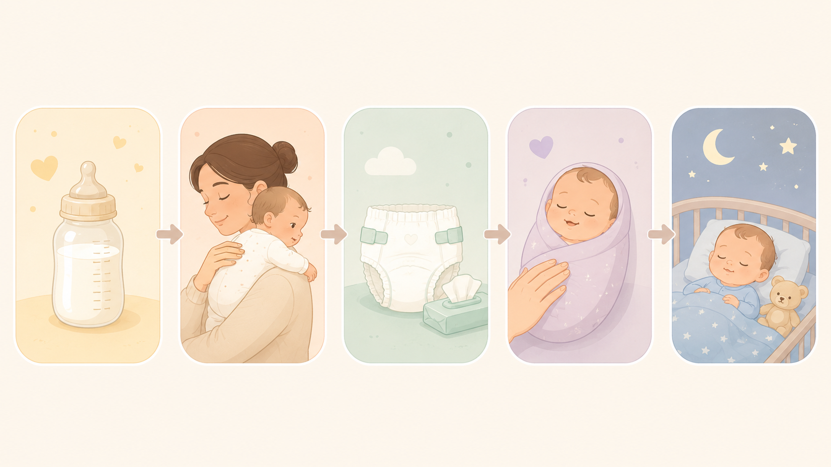 Build a Simple Feed, Diaper, Soothe, Sleep Flow